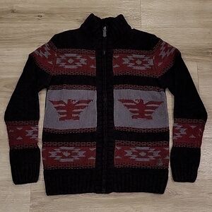 Trash Nouveau Sweater  Zipper Men’s Size Medium Cotton